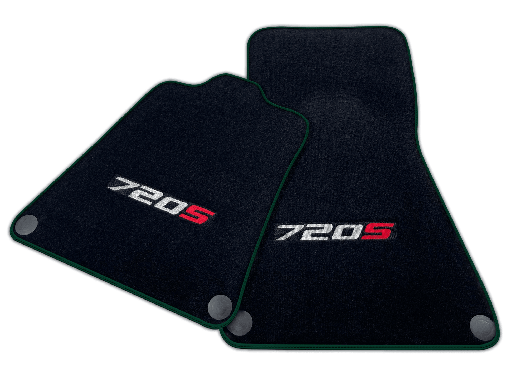 Black Floor Mats for McLaren 720s (2017-2021) | Various Trim Colors