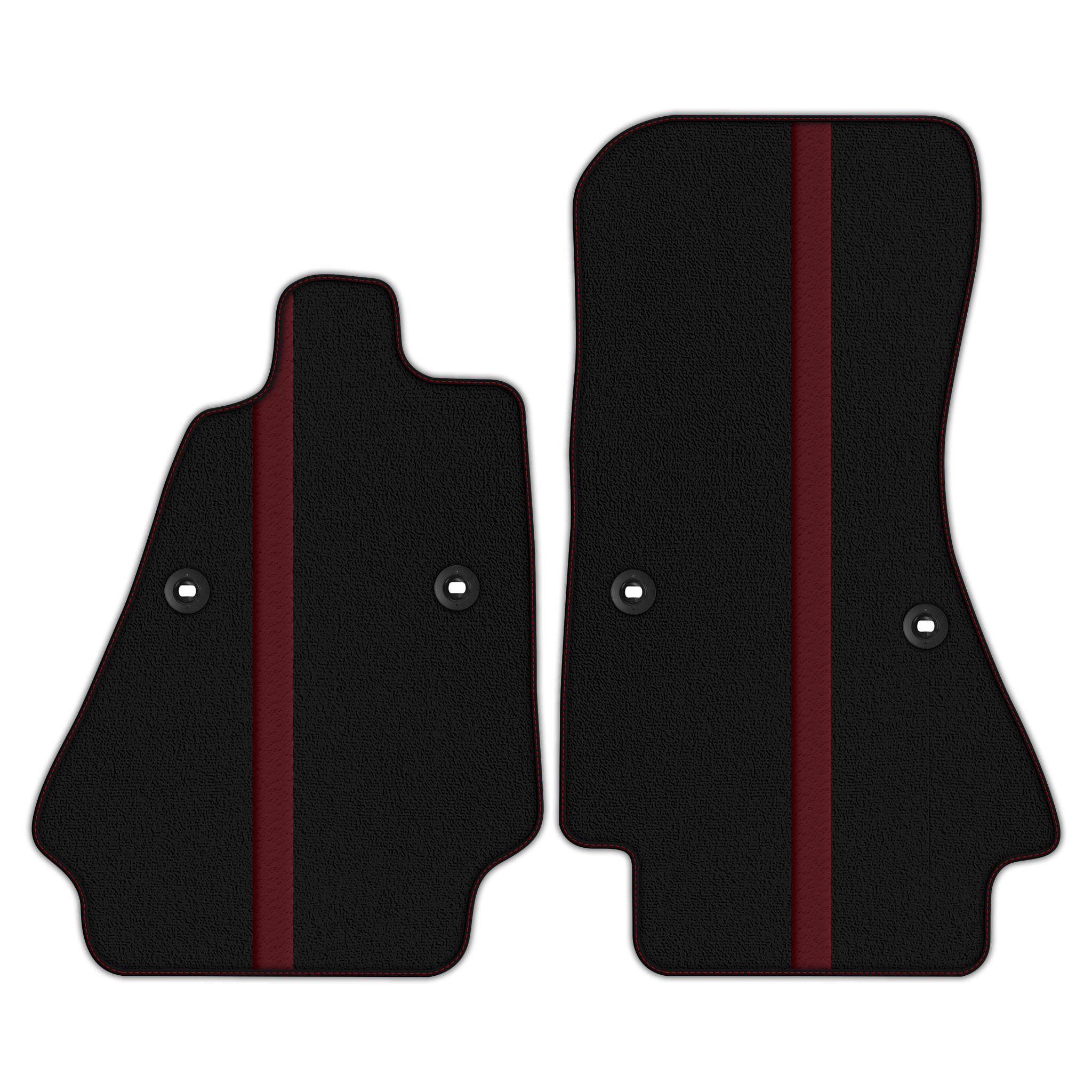 Premium Custom Black Floor Mats for Bugatti Veyron (2005-2015)
