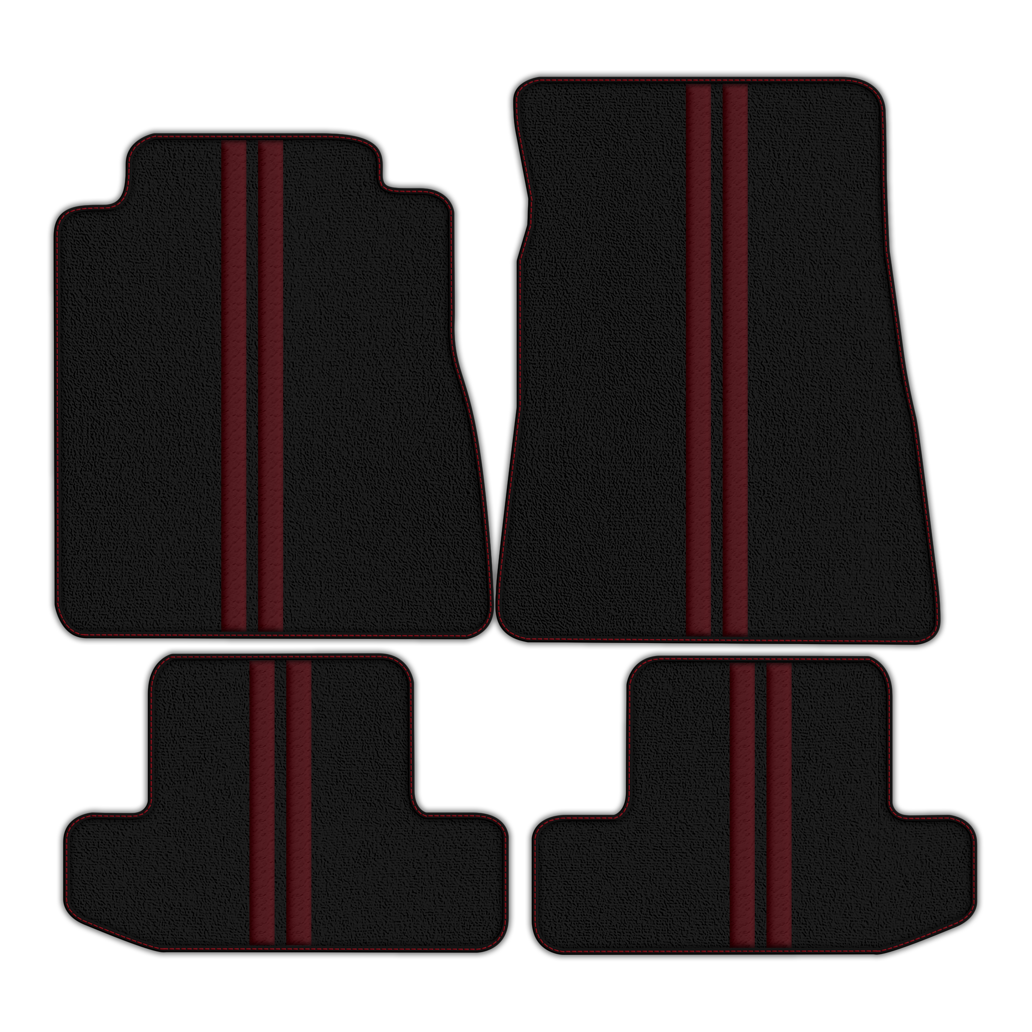 Premium Custom Black Floor Mats for Ford GT500 Shelby (2015-2021)