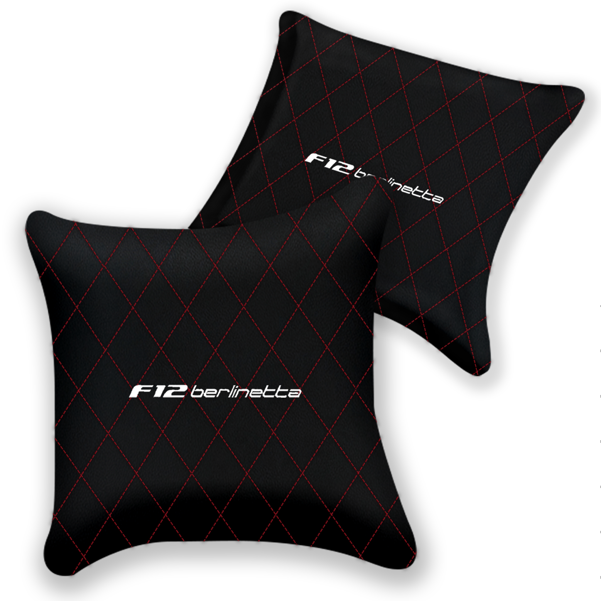Customizable Black Leather Pillows for Ferrari California T 2015-2018