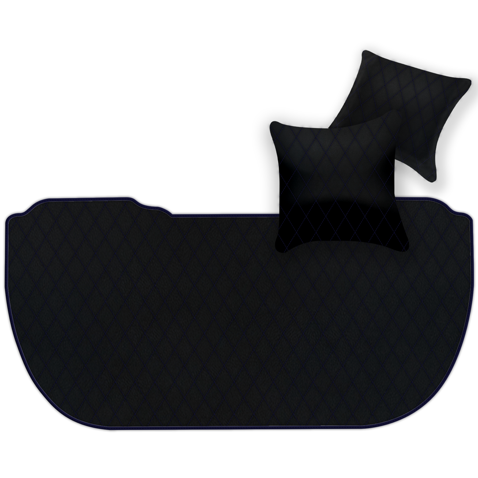 Black Leather Floor Mats for Bentley Mulsanne (2010-2020) | AW1 Design