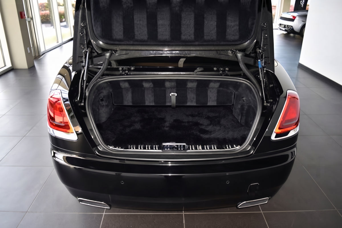 Navy Blue Sheepskin Floor Mats for Rolls Royce Dawn (2016-2023) | ER56 Design