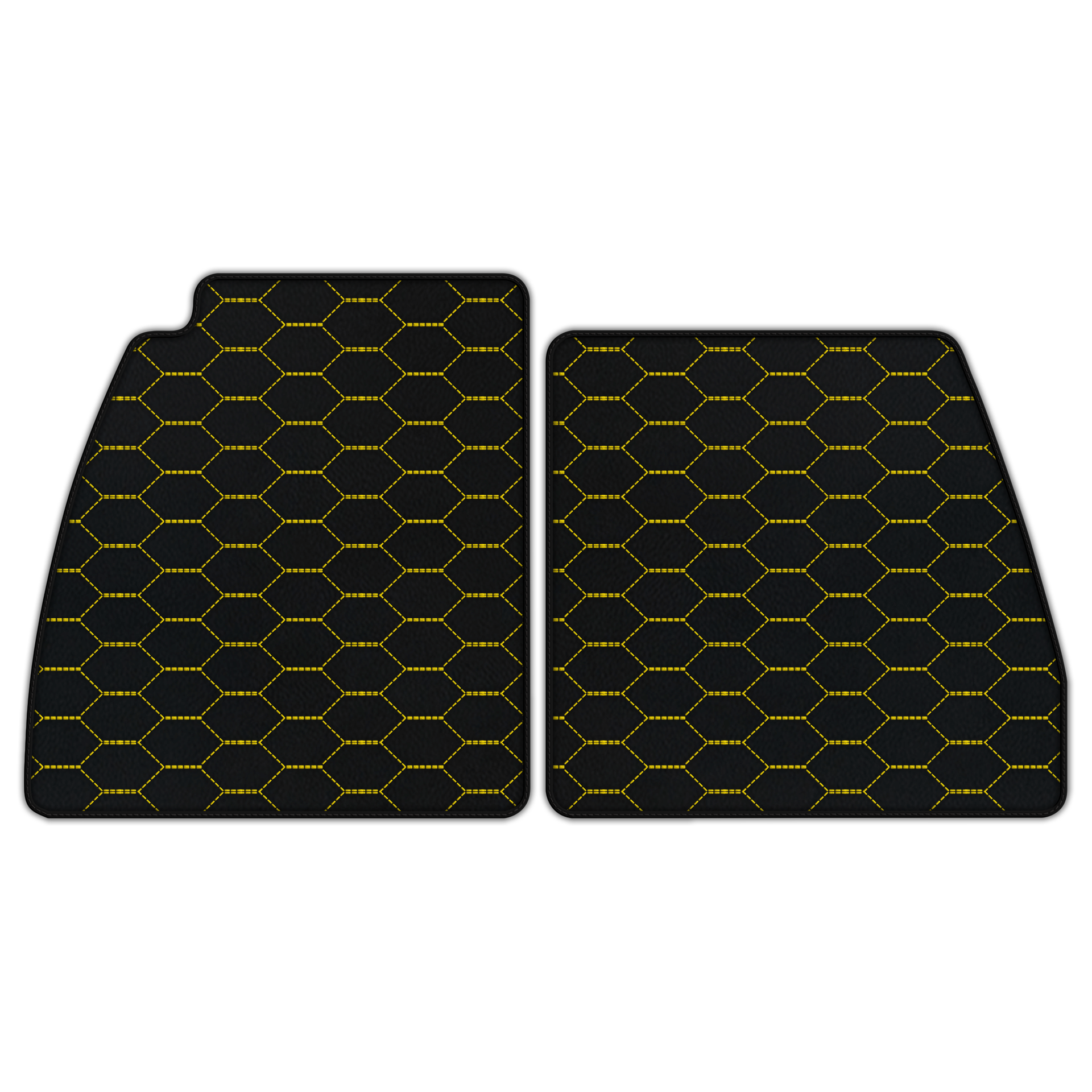 Customizable Leather Floor Mats with Raptor Hex Pattern for Lotus Emira (2022-2025) - AutoWin