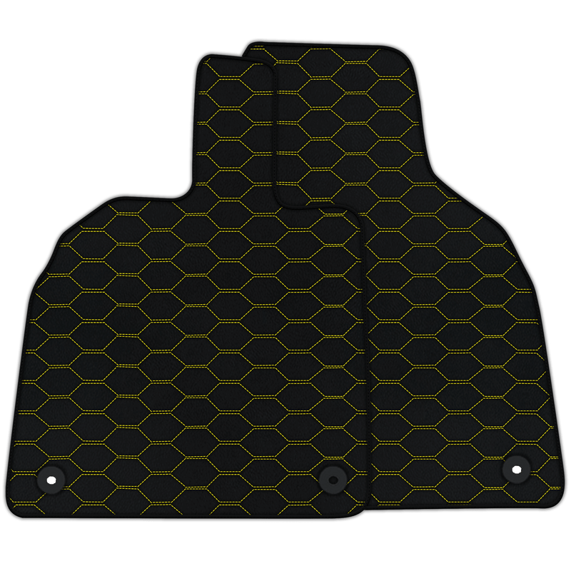 Customizable Leather Floor Mats with Divario Pattern for Lamborghini Aventador (2012-2022)