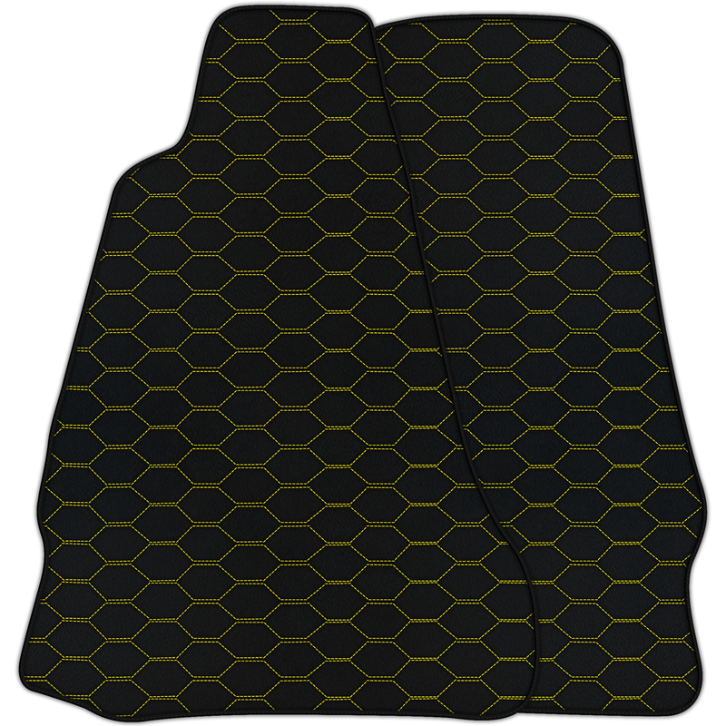 Customizable Leather Floor Mats with Divario Pattern for Aston Martin V8 Vantage (2005-2018)