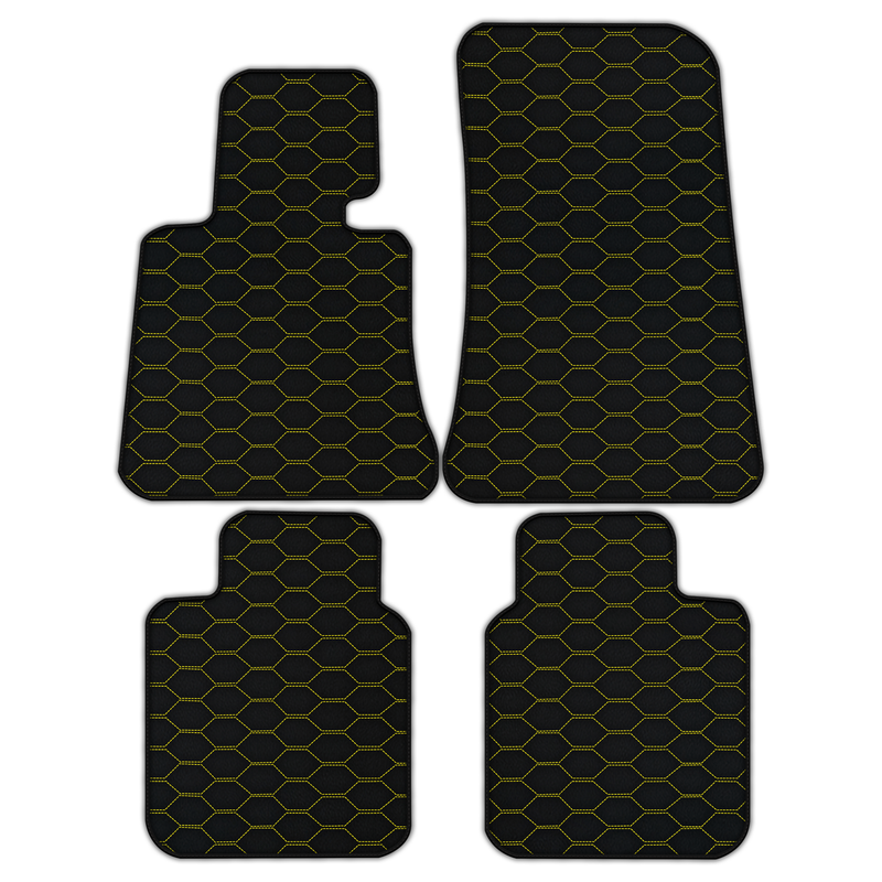 Customizable Leather Floor Mats with Divario Pattern for Rolls Royce Phantom Drophead Coupe (2007-2016)