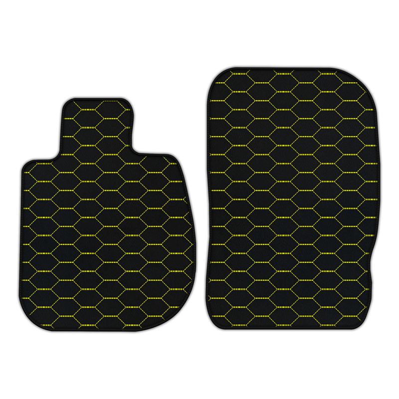 Customizable Leather Floor Mats with Divario Pattern for BMW Z4 Series E85 Convertible (2003-2008)