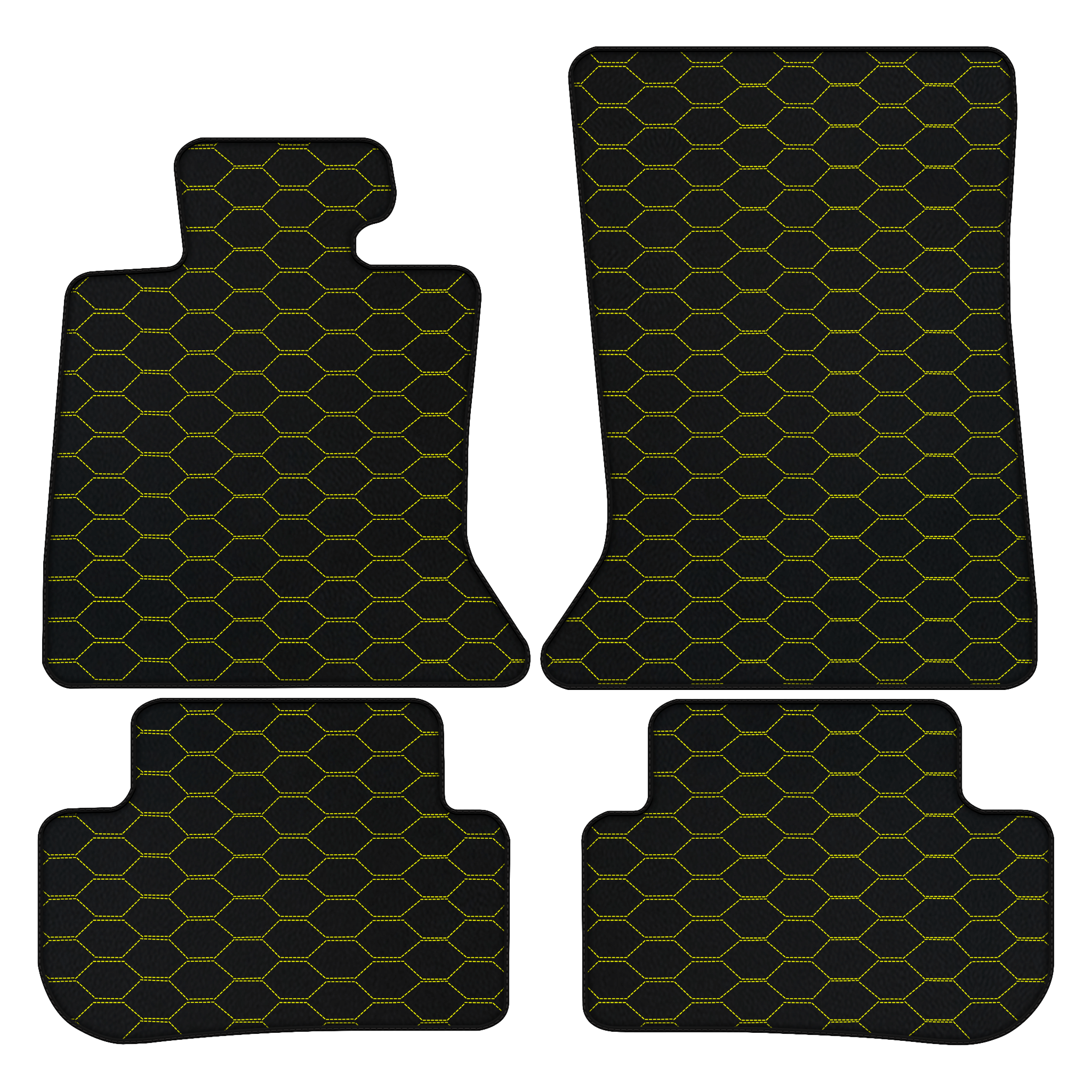 Customizable Leather Floor Mats with Divario Pattern for Rolls Royce Wraith (2013–2023)