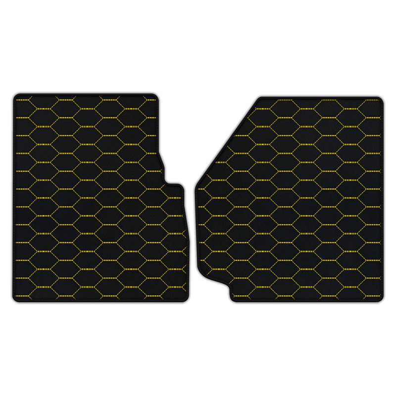 Customizable Leather Floor Mats with Divario Pattern for Land Rover Defender 90 (2007-2020)