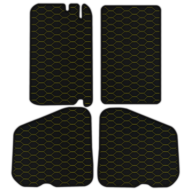 Customizable Leather Floor Mats with Divario Pattern for Rolls Royce Shadow (1965-1977)