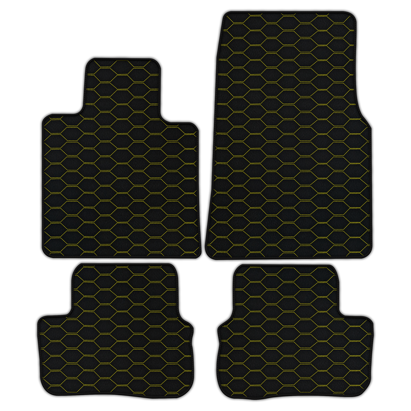 Customizable Leather Floor Mats with Divario Pattern for Rolls Royce Spectre (2023-2024)