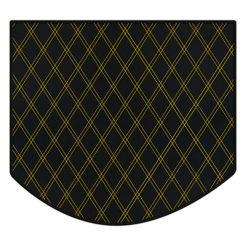 Customizable Leather Trunk Floor Mats with Double Diamond Pattern for Ferrari Testarossa (1984–1996)