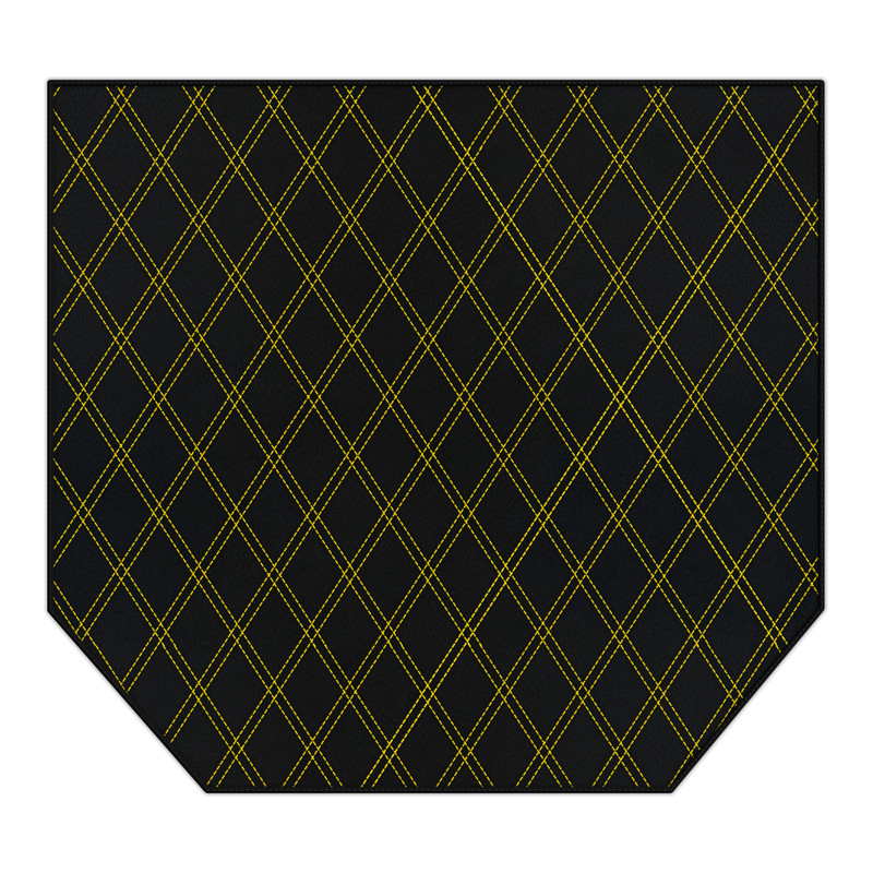 Customizable Leather Trunk Floor Mats with Double Diamond Pattern for Ferrari 360 (1999-2005)