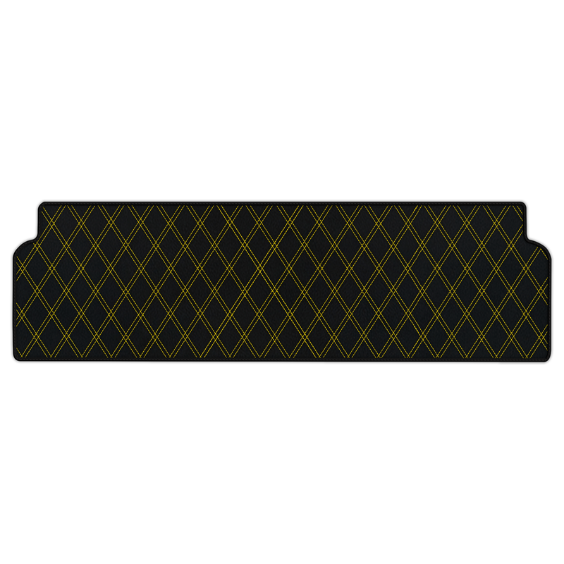 Customizable Leather Trunk Floor Mats with Double Diamond Pattern for Ferrari Mondial Convertible (1983-1993)
