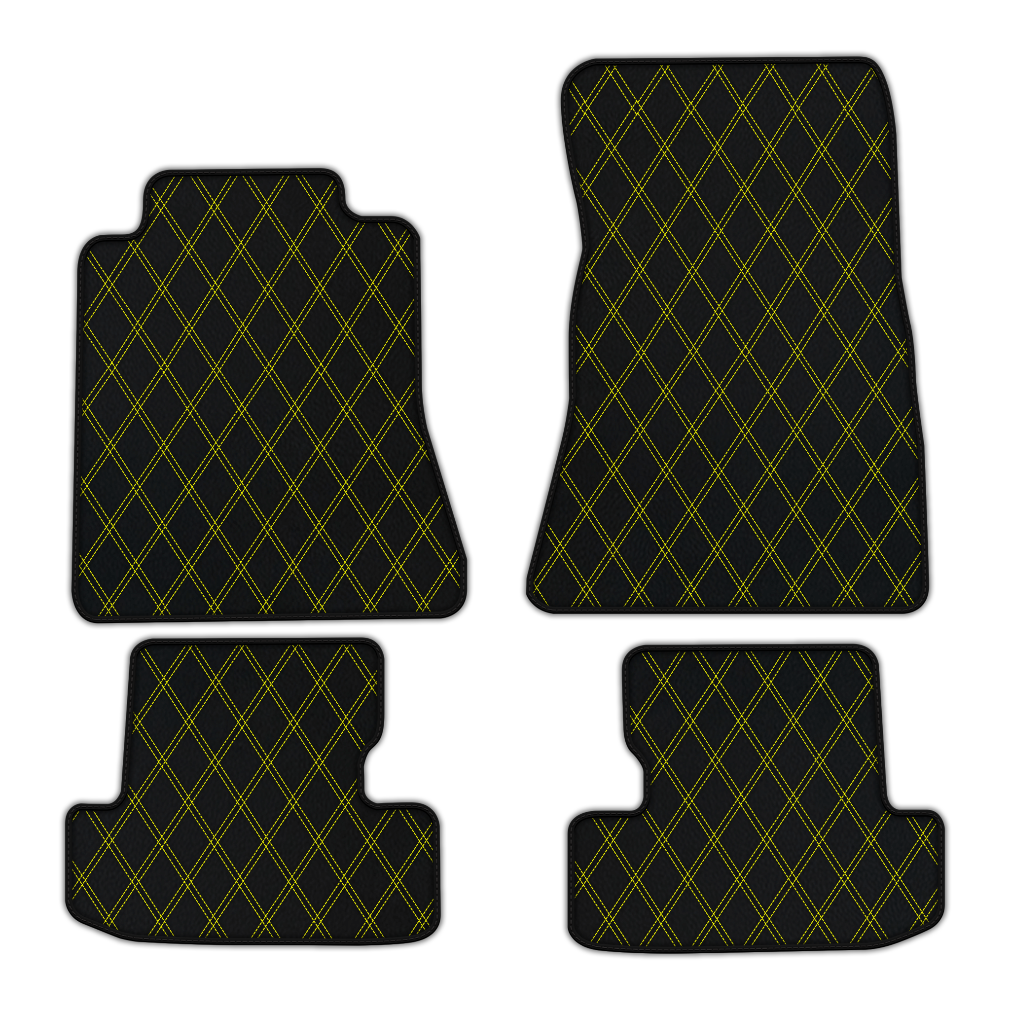 Customizable Leather Floor Mats for Ford Mustang VI (2015-2023)