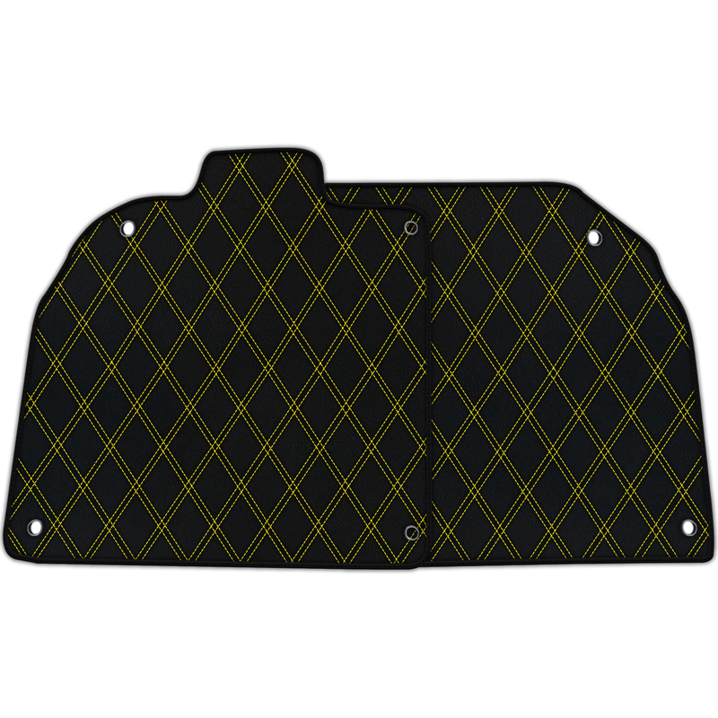 Customizable Leather Floor Mats with Double Diamond Pattern for Lamborghini Centenario (2016-2017)