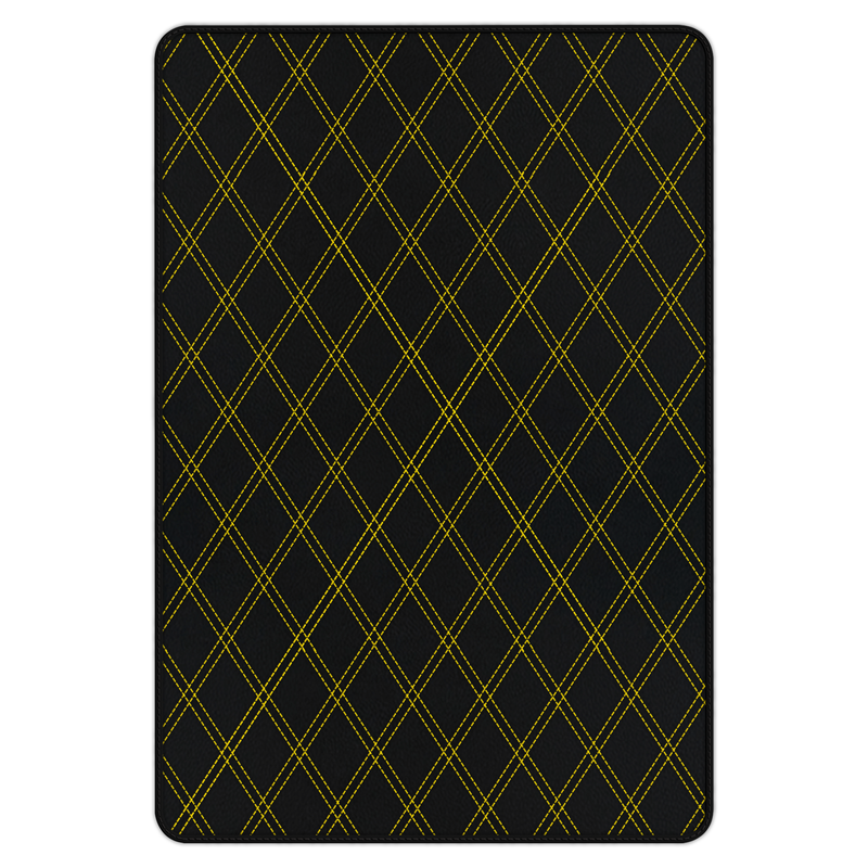 Customizable Leather Trunk Floor Mats with Double Diamond Pattern for Ferrari 458 GT2 (2012-2015)