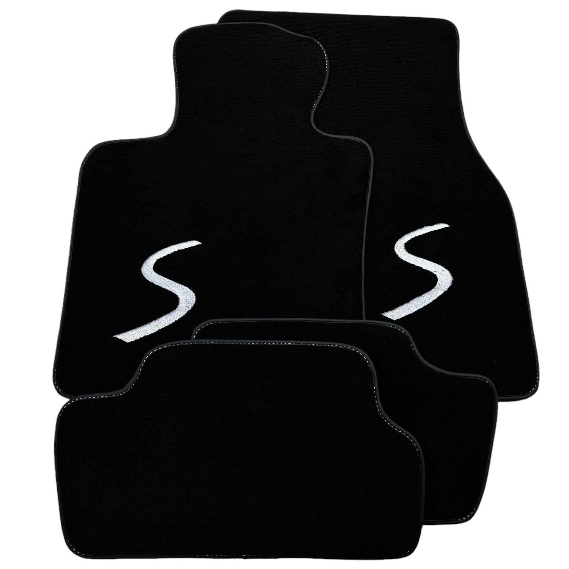 Black Floor Mats for Mini Cooper / One R53 (2001-2007) Cooper S - AutoWin