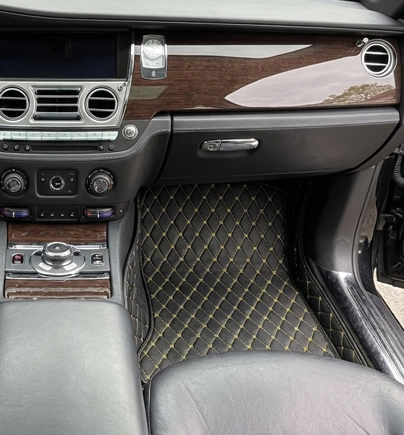 Sheepskin Floor Mats For Rolls Royce Ghost Series I (2010–2020) Er56 Design Brand - ER56 Design