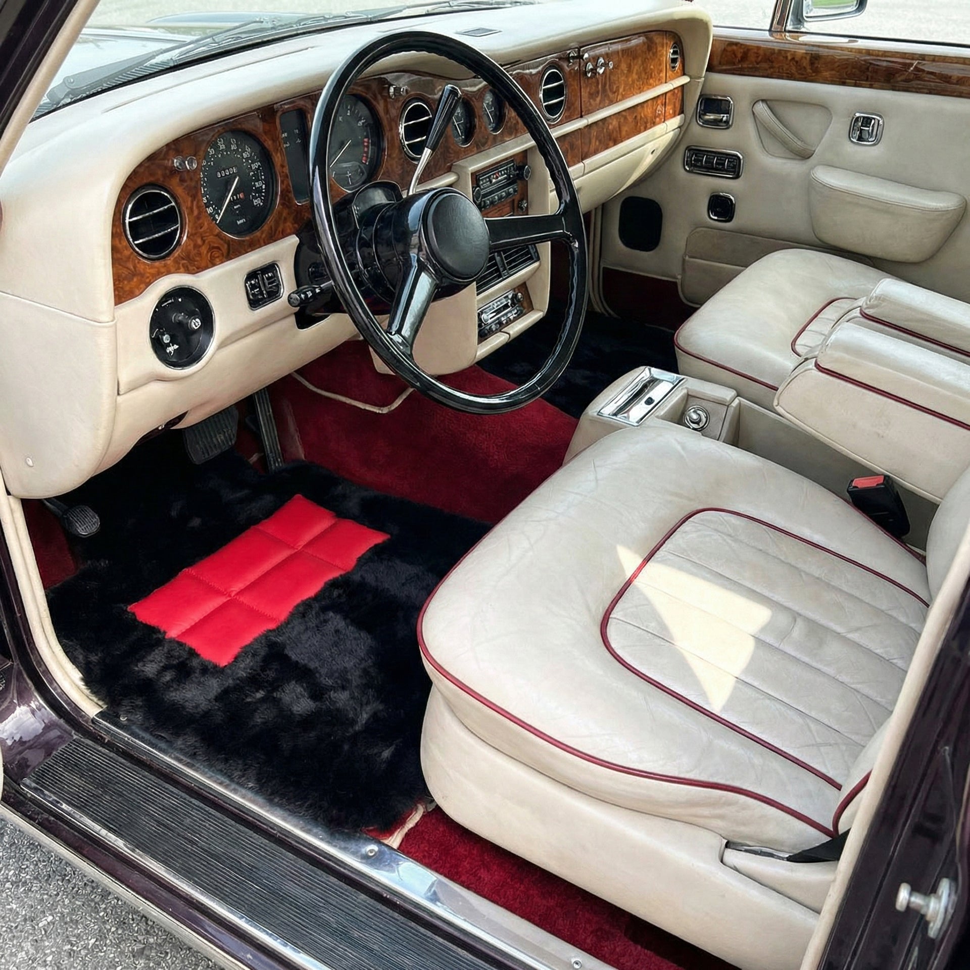 Sheepskin Floor Mats For Rolls Royce Shadow 1965-1977 Er56 Design Brand - ER56 Design