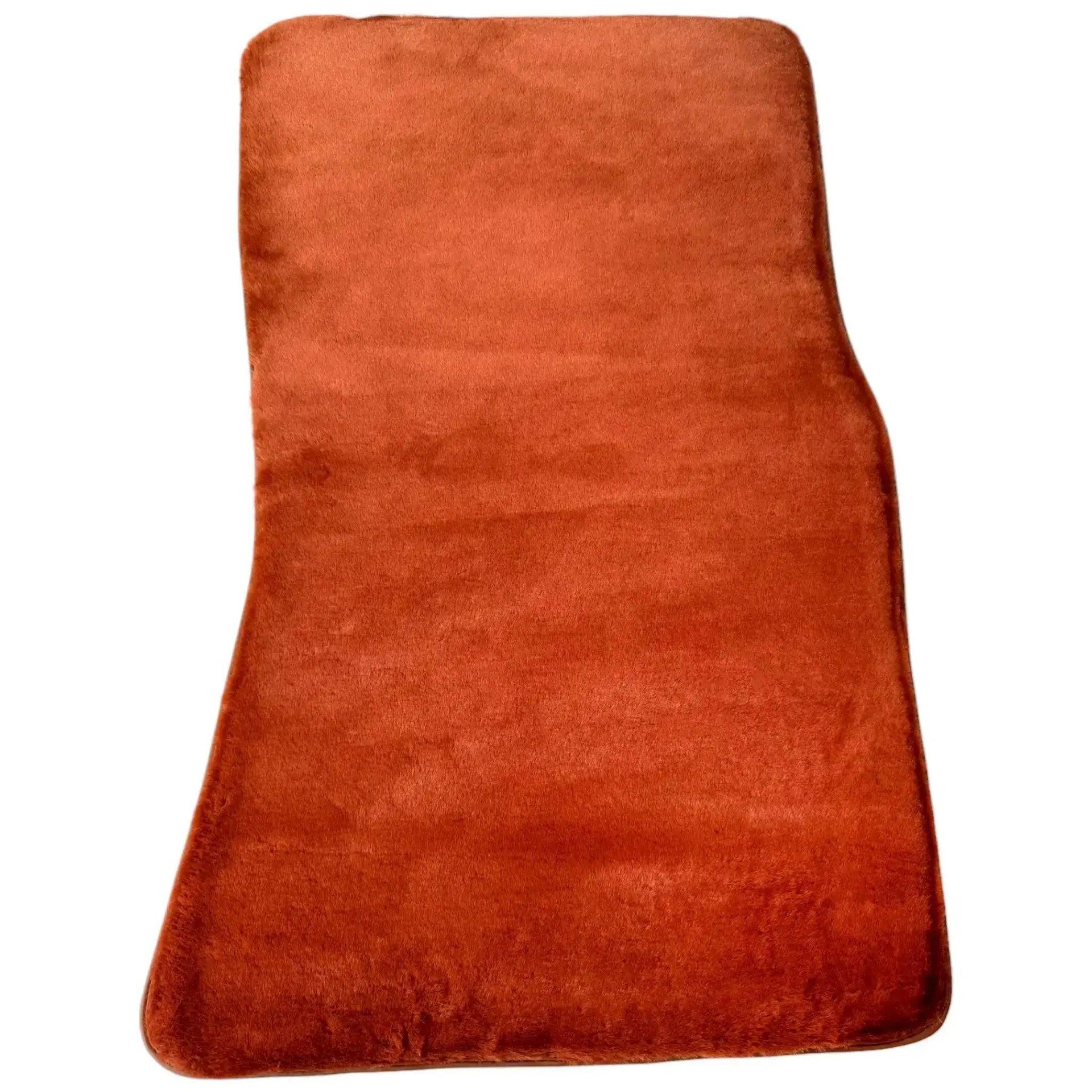 Ginger Color Sheepskin Floor Mats for Rolls-Royce Phantom Drophead Coupe (2007-2016) - AutoWin