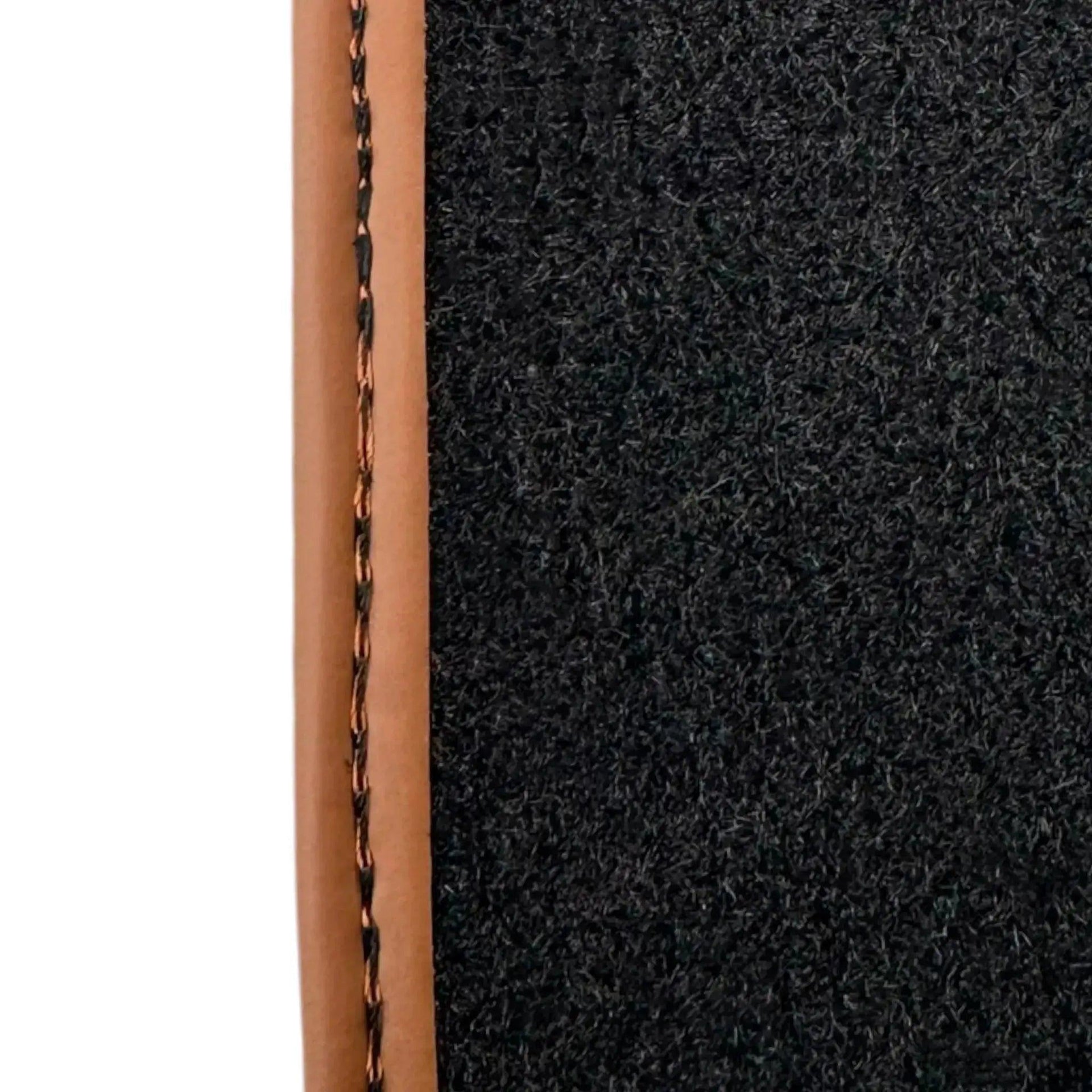 Ginger Color Sheepskin Floor Mats for Rolls-Royce Shadow (1965-1977) - AutoWin