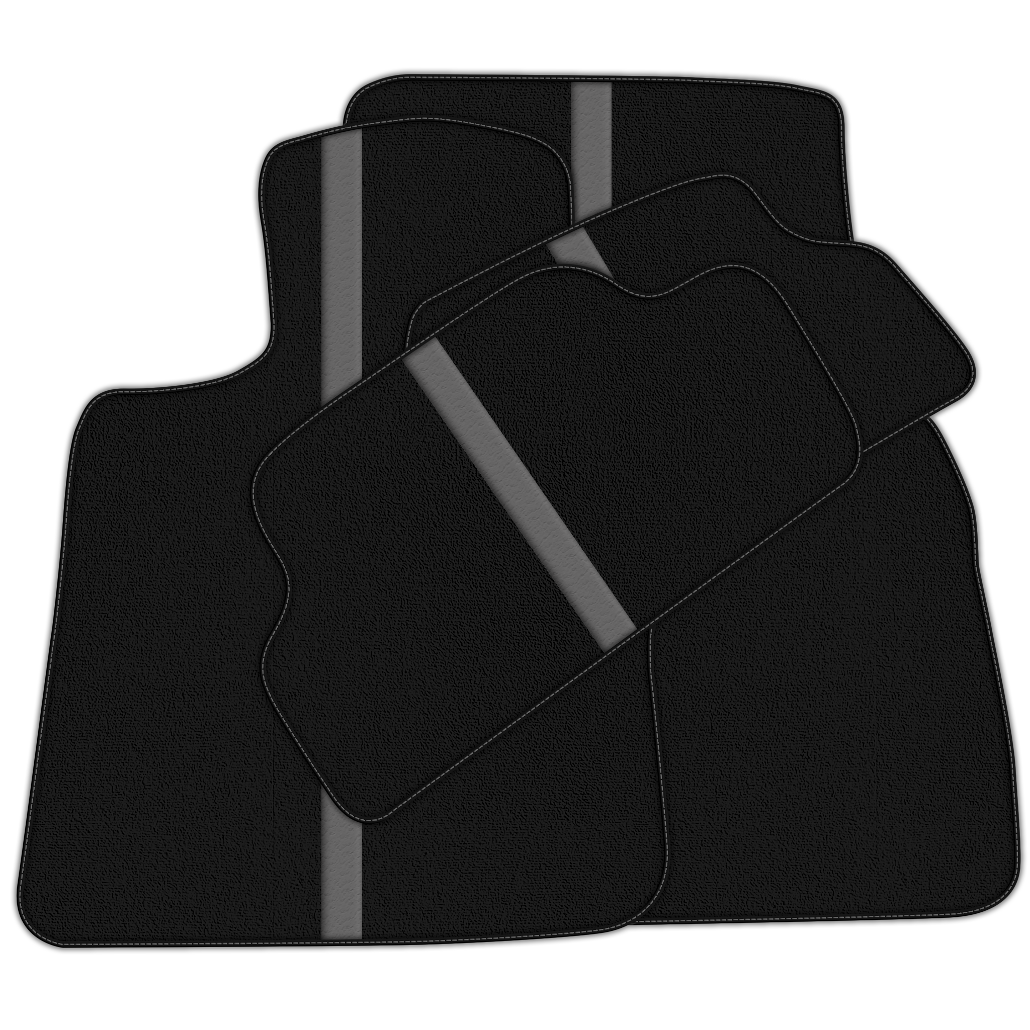 Elegant Custom Black Floor Mats for Mini Countryman F60 (2017-2023)