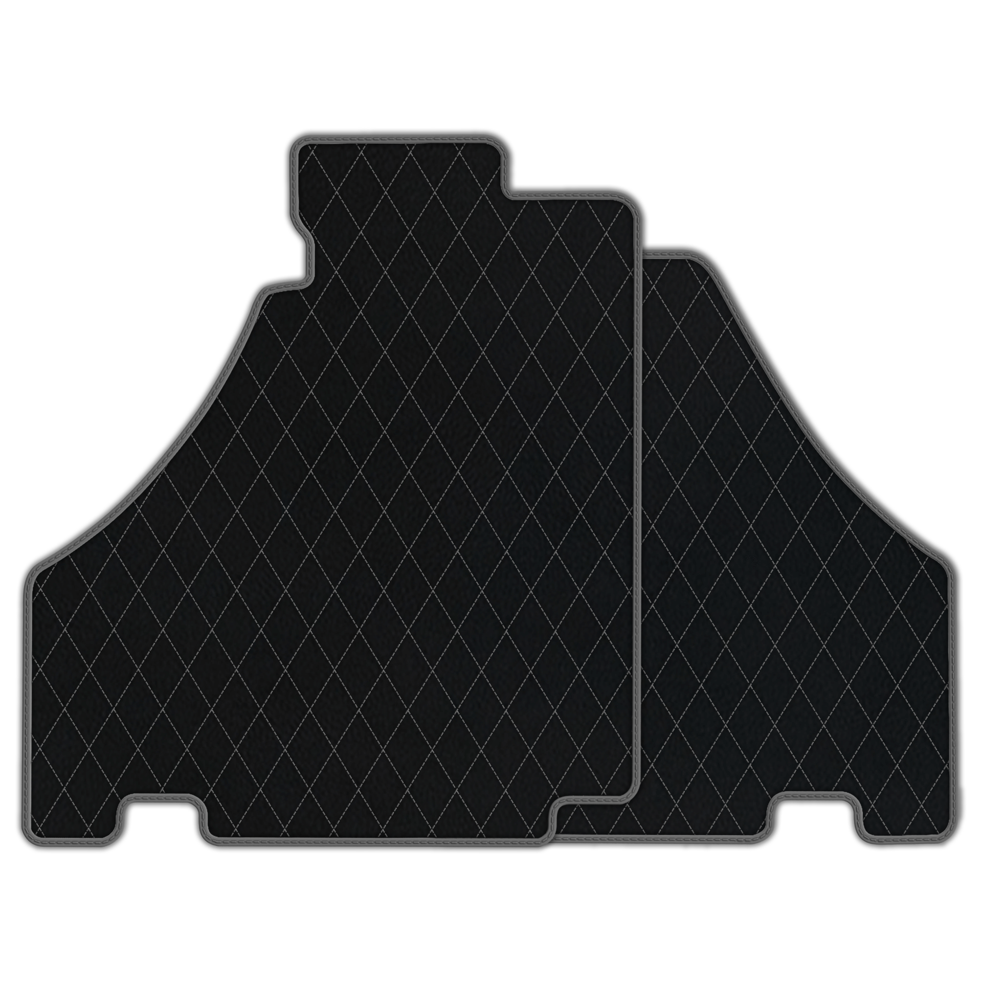 Premium Black Leather Floor Mats for Ferrari 360 (1999-2005)