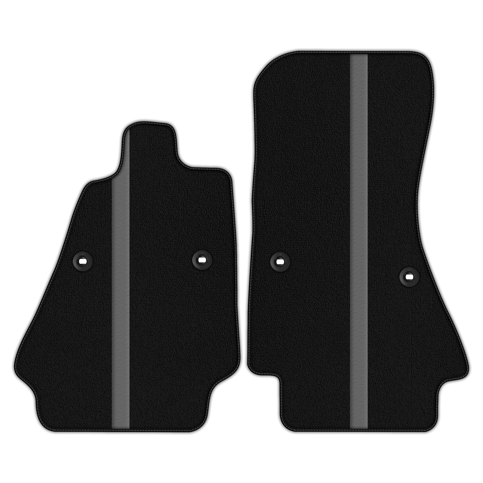 Premium Custom Black Floor Mats for Bugatti Veyron (2005-2015)