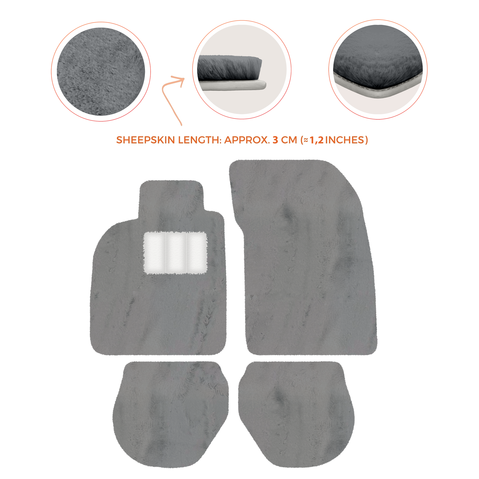 Black Floor Mats for Porsche 911 - 993 (1994-1998) - AutoWin