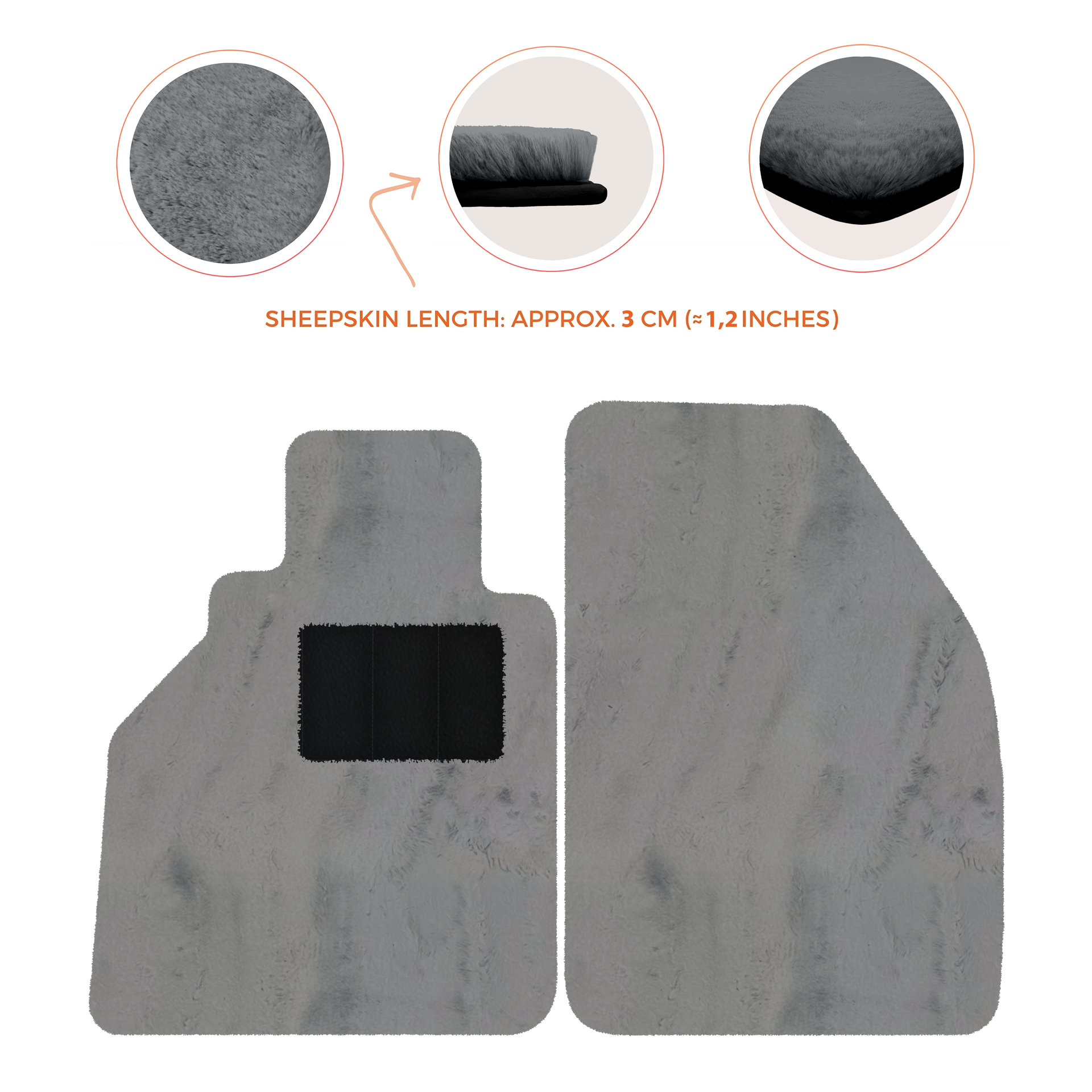 Dark Blue Floor Mats for Porsche 986 Boxster (1996-2004) with Leather - AutoWin