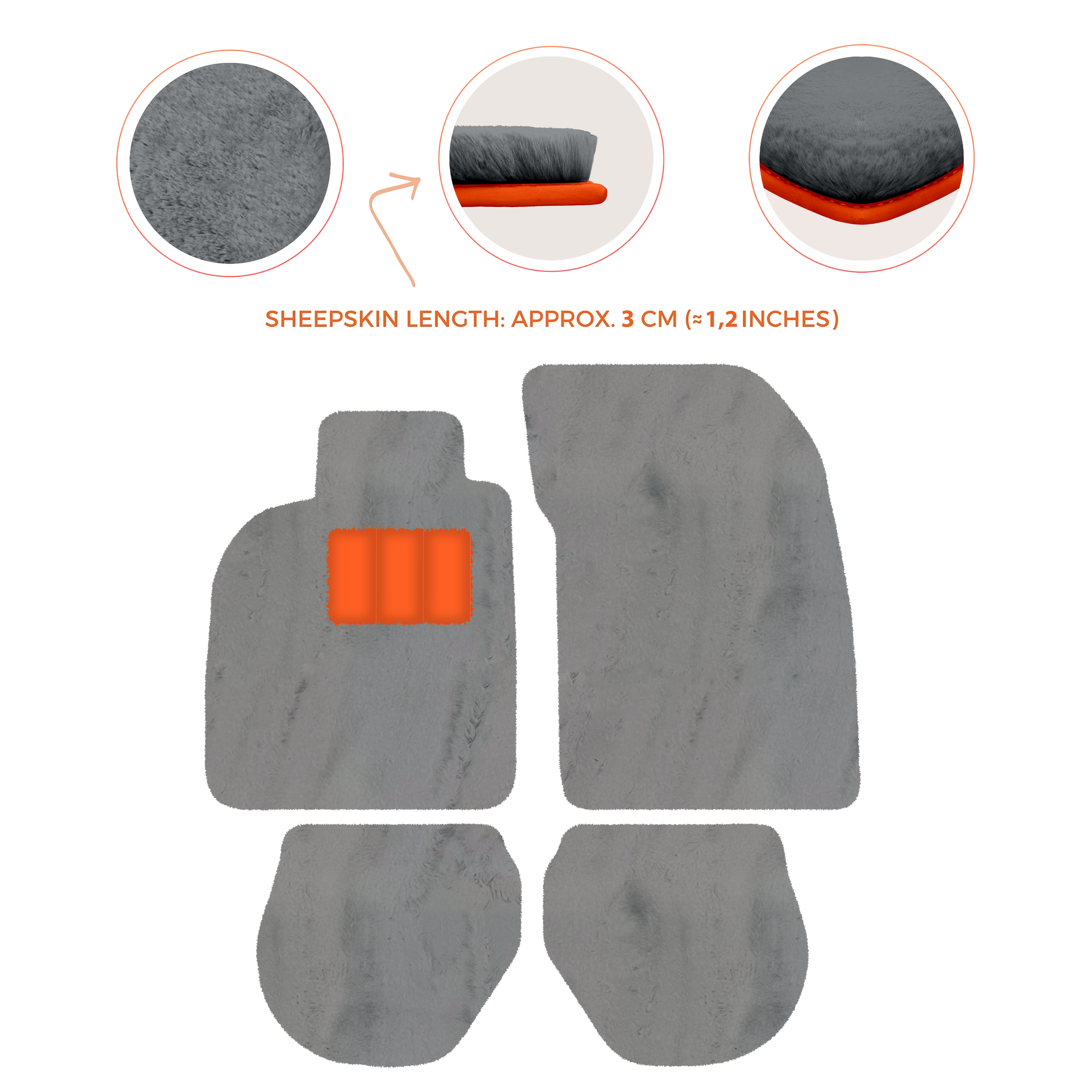 Black Floor Mats for Porsche 911 - 993 (1994-1998) - AutoWin