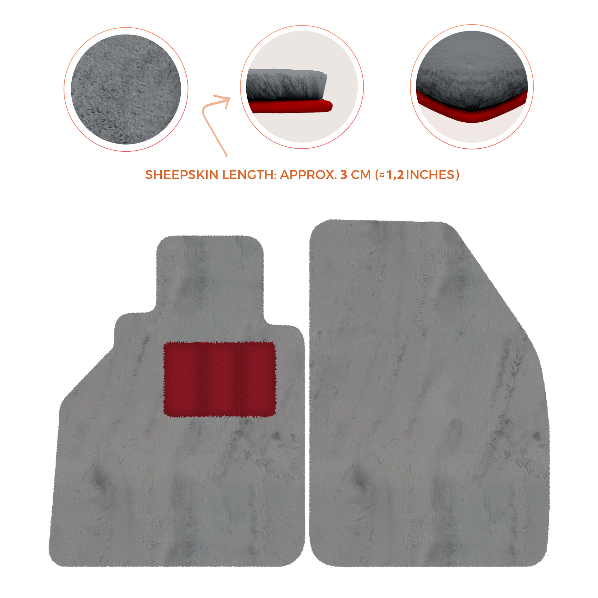 Dark Blue Floor Mats for Porsche 986 Boxster (1996-2004) with Leather - AutoWin