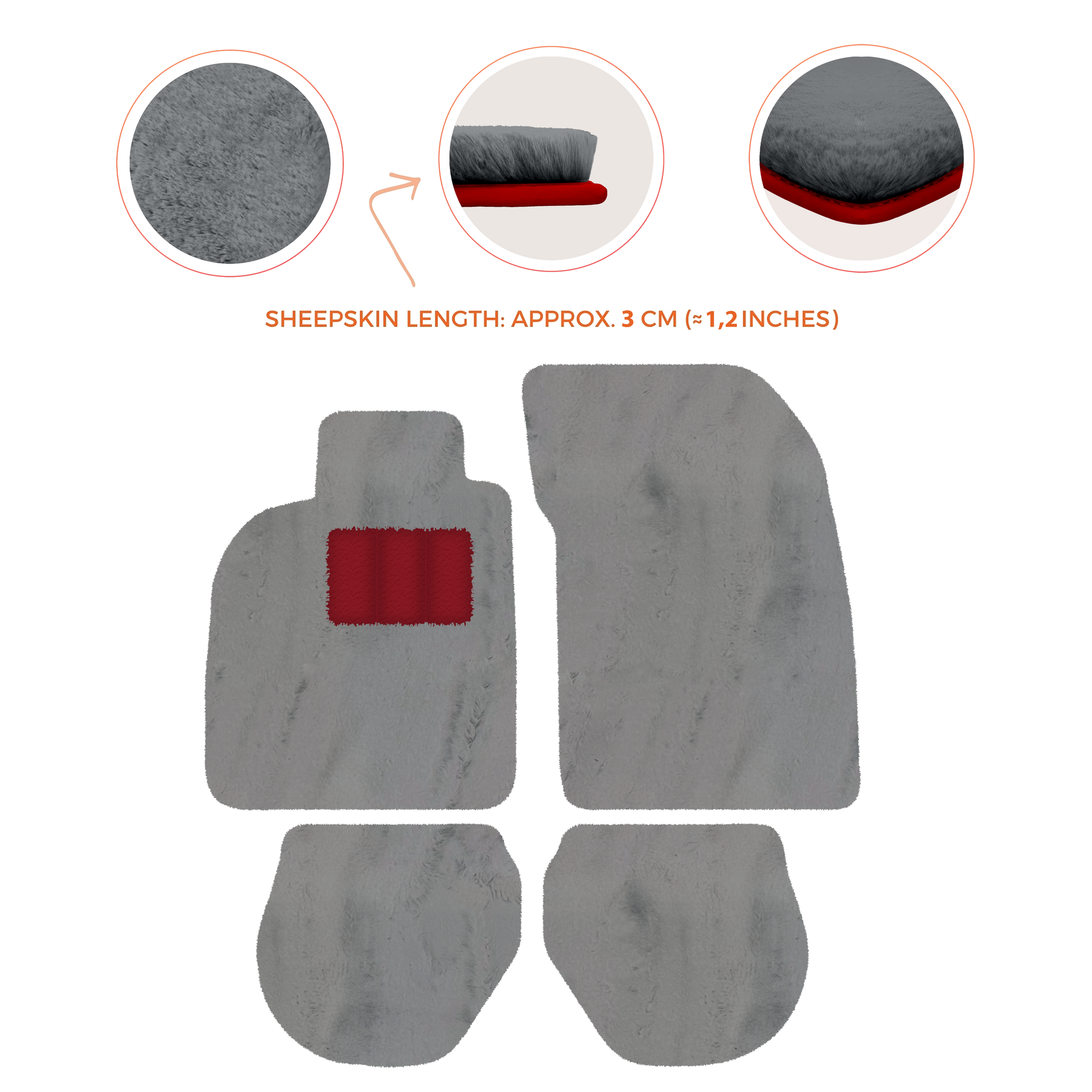 Black Floor Mats for Porsche 911 - 993 (1994-1998) - AutoWin