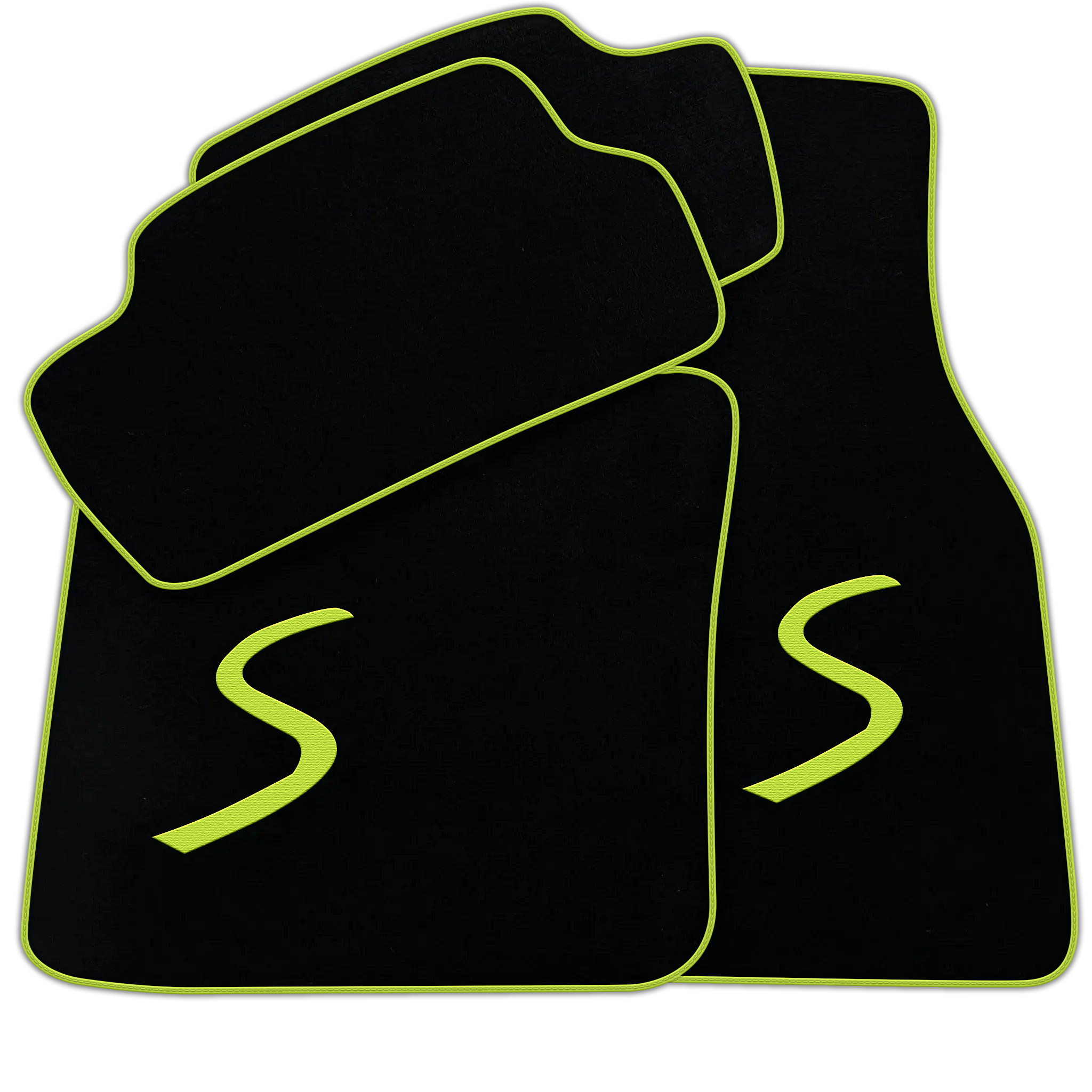 Black Floor Mats for Mini Cooper/One R50 (2001-2007)