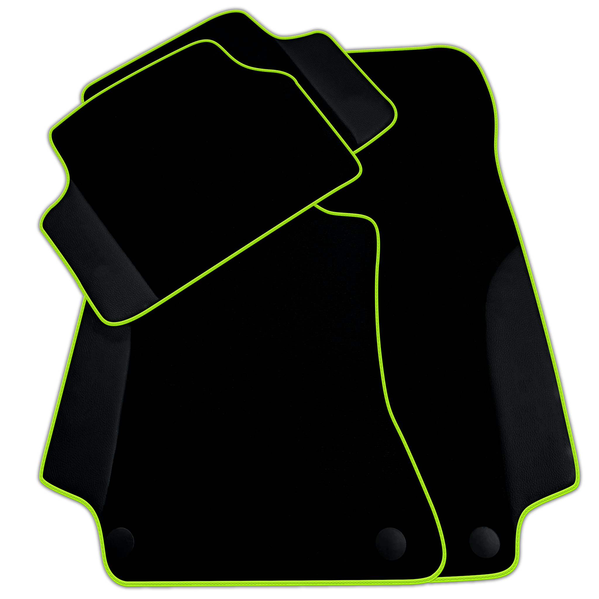 Customizable Black Floor Mats For Mercedes Benz C-Class W203 Sedan (2000-2007)