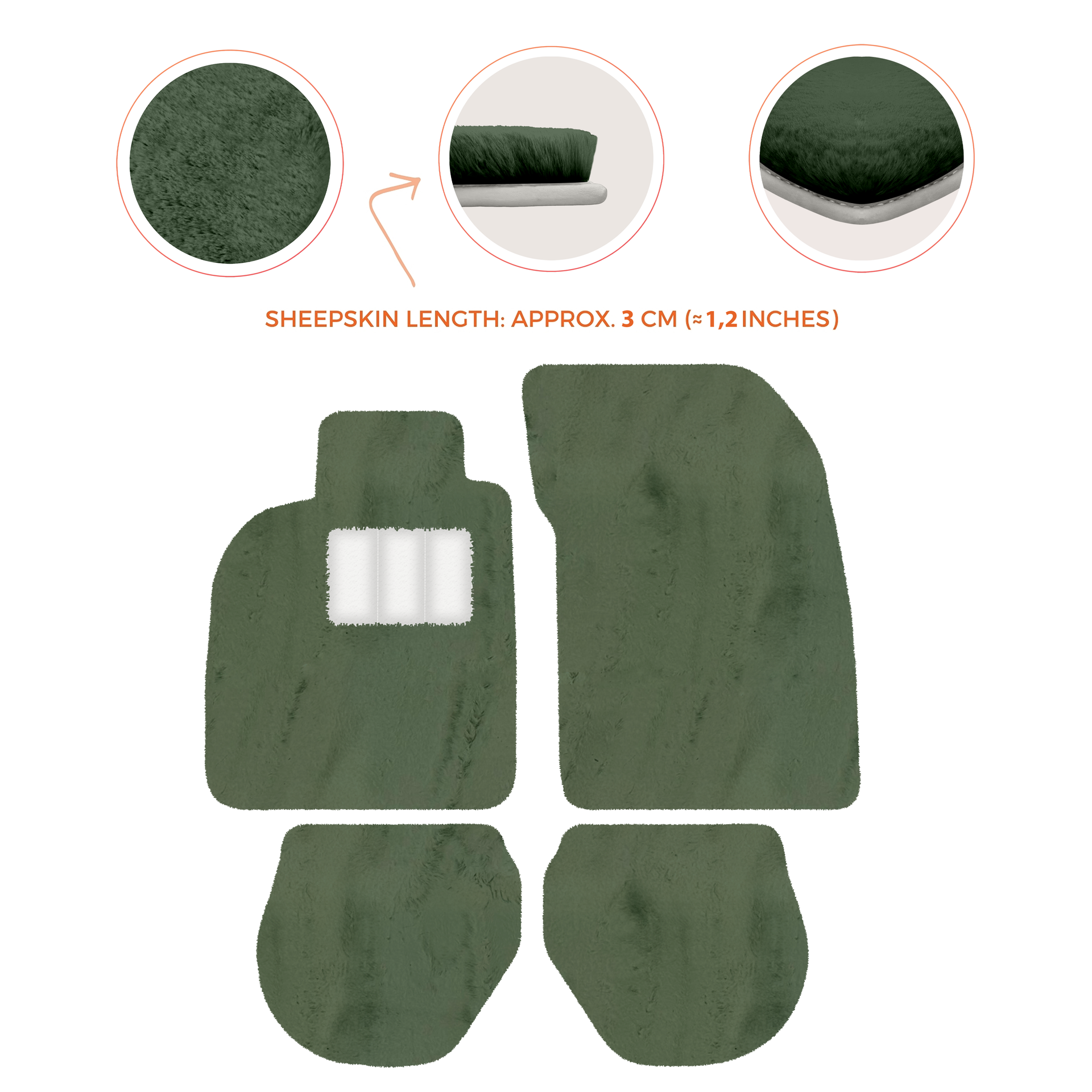 Black Floor Mats for Porsche 911 - 993 (1994-1998) - AutoWin