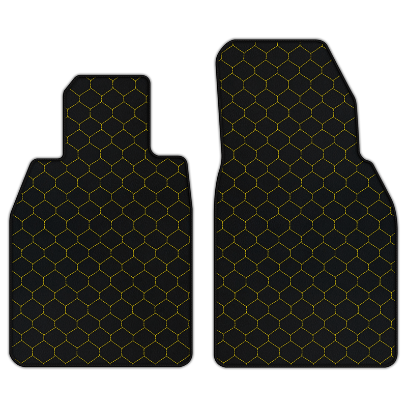 Customizable Leather Floor Mats with Hex Pattern for Porsche 911 GT3 (992) 2021–2026