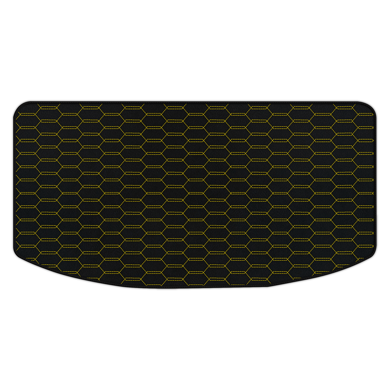 Customizable Leather Trunk Floor Mats with Interlaced Hex Pattern for Aston Martin V8 Vantage (2005-2018)