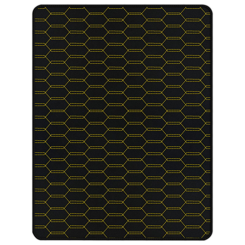 Customizable Leather Trunk Floor Mats with Interlaced Hex Pattern for Ferrari 488 Spider (2016-2022)