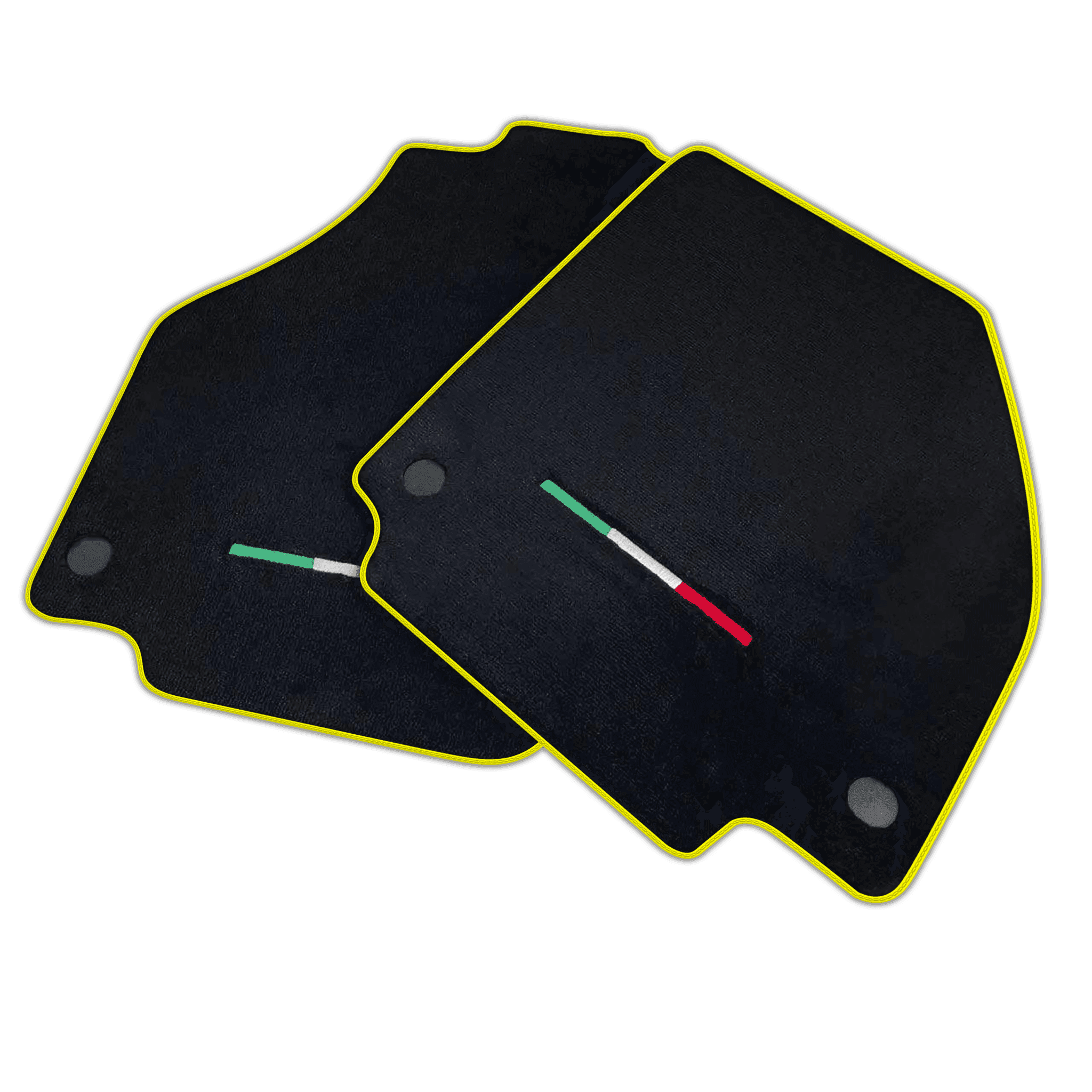 Black Floor Mats for Ferrari 488 Pista Spider (2019-2021) | Various Trim Colors