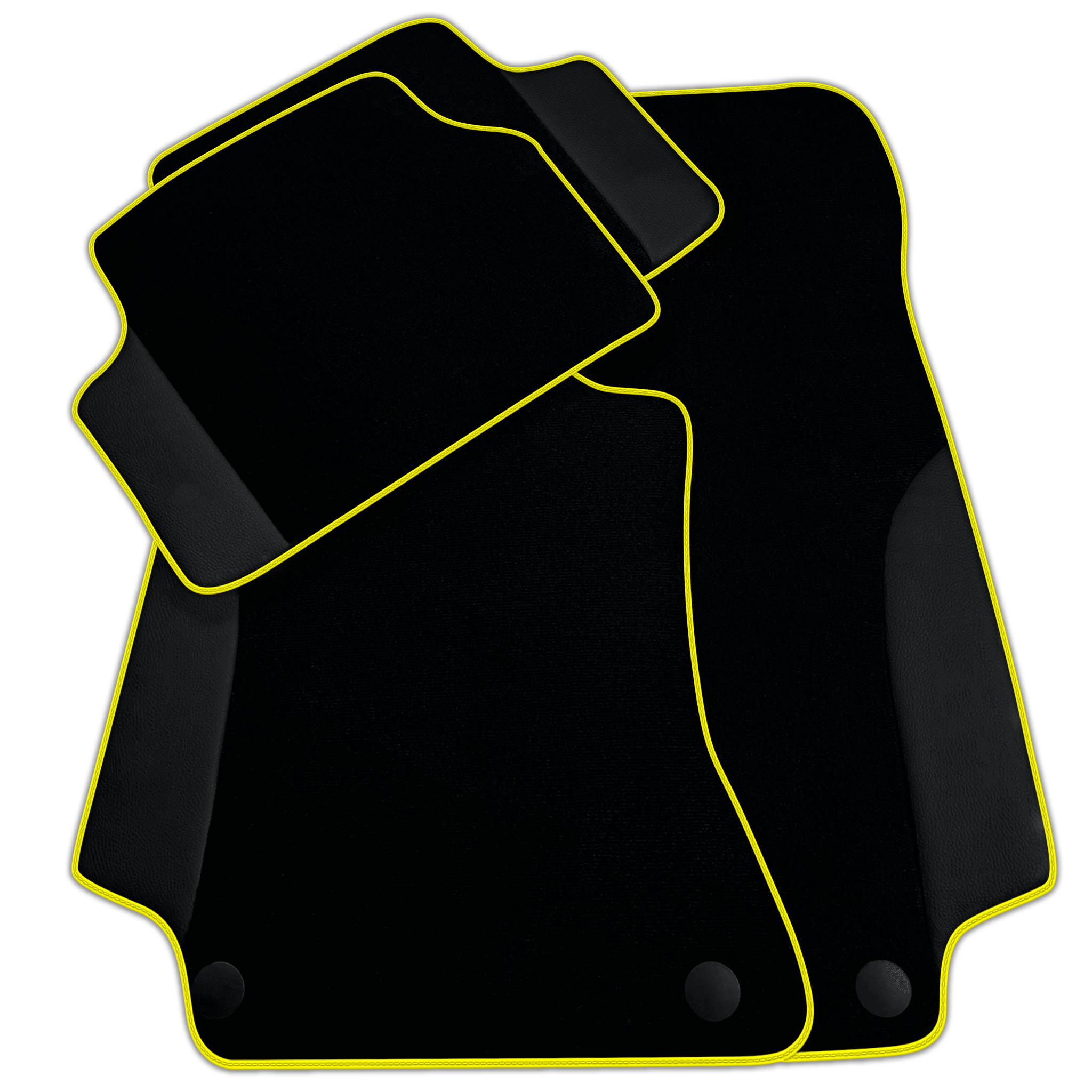 Customizable Black Floor Mats For Mercedes Benz GLK-Class X204 (2012-2015)