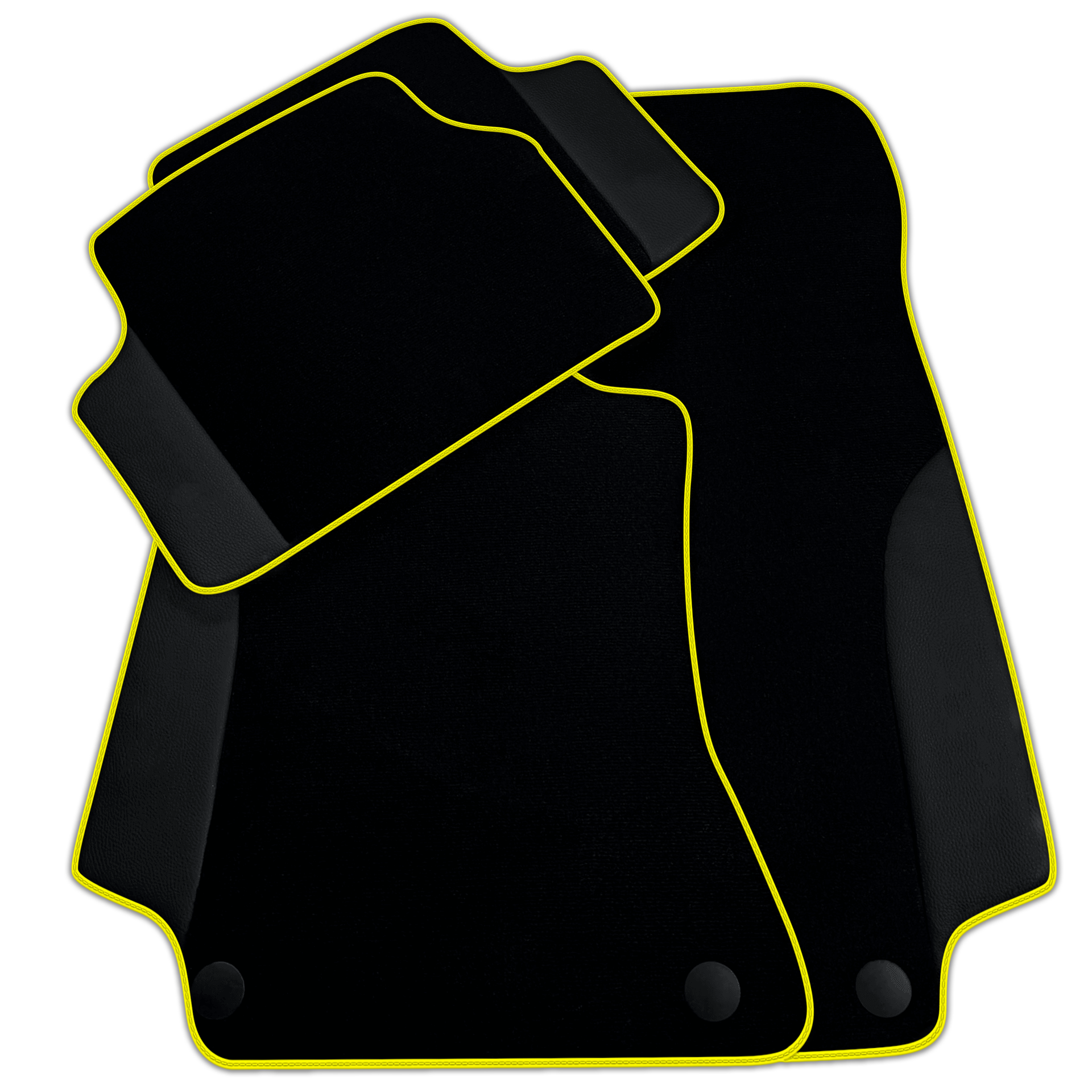 Customizable Black Floor Mats For Mercedes Benz CLC-Class CL203  (2008 - 2011)