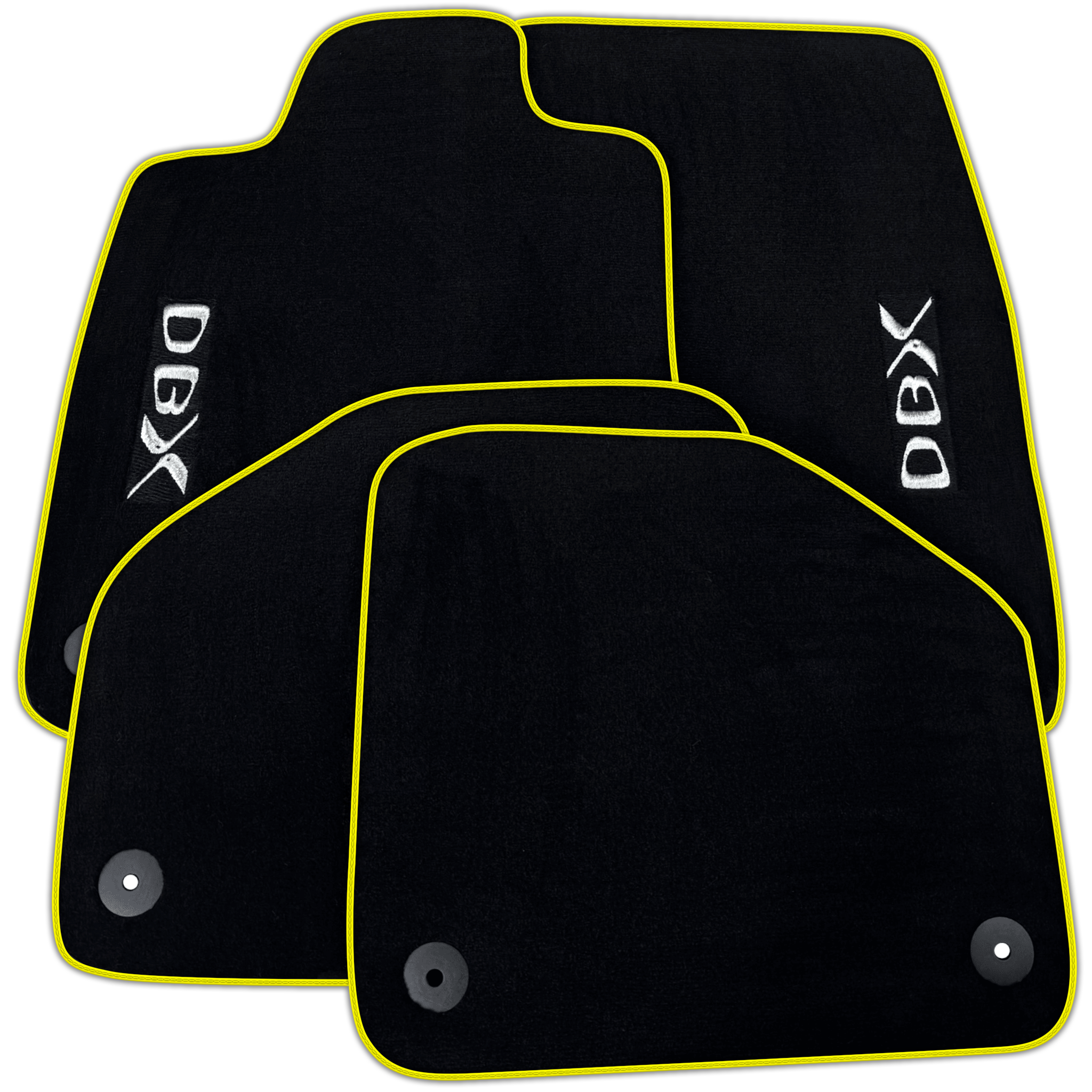 Black Floor Mats for Aston Martin DBX (2020–2023)