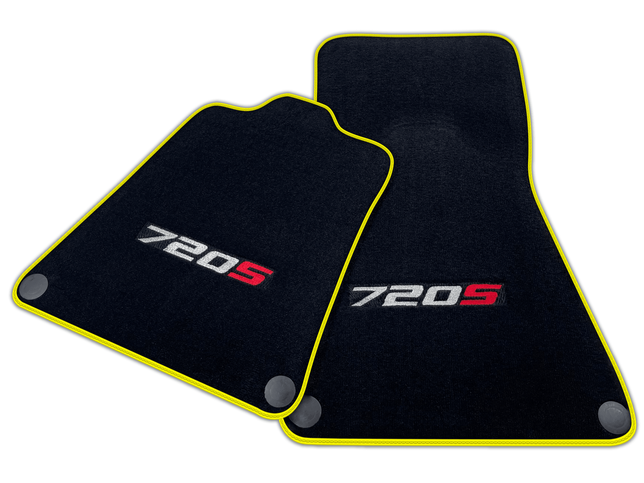 Black Floor Mats for McLaren 720s (2017-2021) | Various Trim Colors