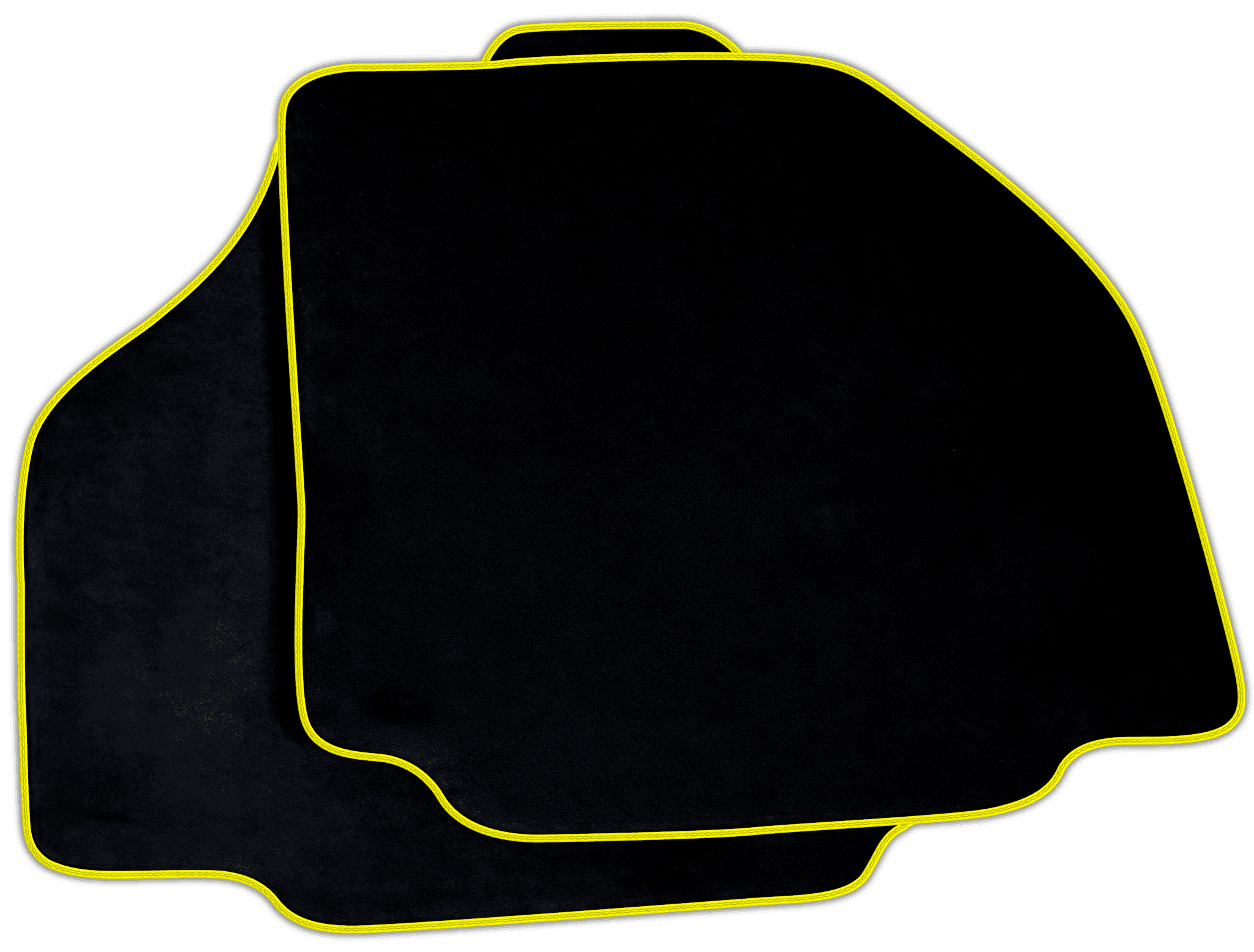 Black Alcantara Floor Mats for Ferrari 488 Pista Spider | Various Trim Colors