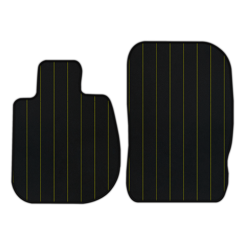 Customizable Leather Floor Mats with Line Pattern for BMW Z4 Series E86 Coupe (2003-2008)
