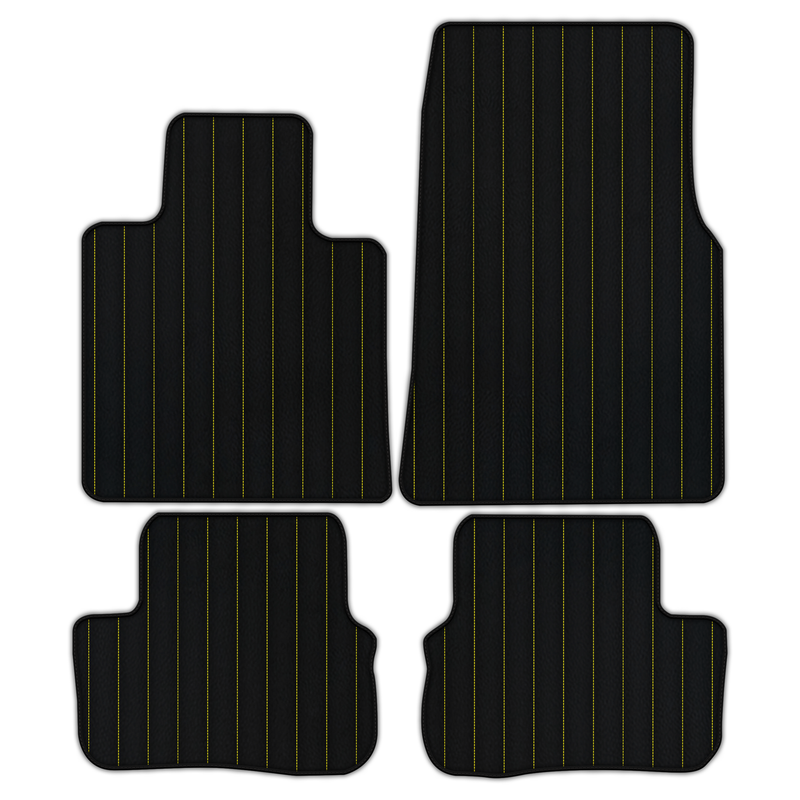 Customizable Leather Floor Mats with Line Pattern for Rolls Royce Spectre (2023-2024)