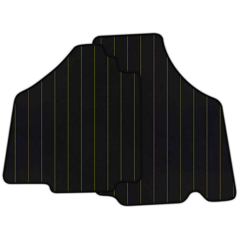 Customizable Leather Floor Mats with Line Pattern for Lamborghini Murcielago (2001-2010)