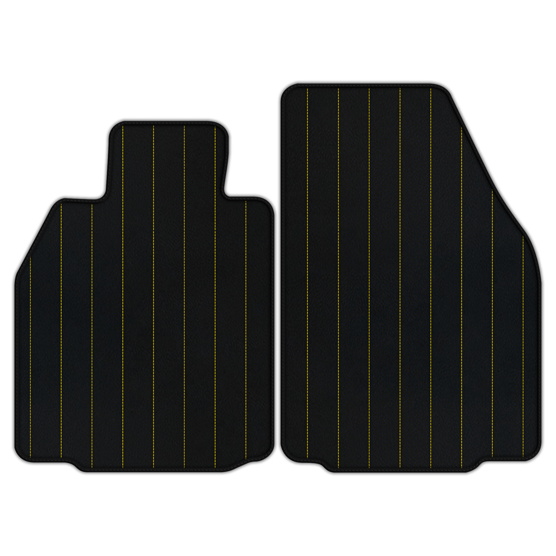 Custom Leather Floor Mats for Porsche 911 GT3 RS - Hex Pattern
